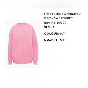 Oversized Crew Sweatshirt